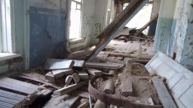 Заброшенная школа, село Фряньково. Ивановская область. Фурмановский район. смотреть онлайн