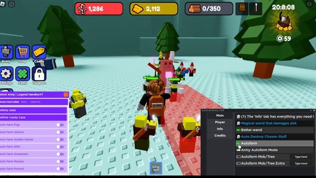 Control Army Script - Autofarm And More