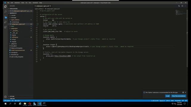 Deploy Django with NGINX and Waitress on Windows Server 2019 смотреть онлайн