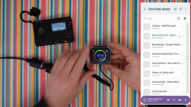 JOYROOM Bluetooth FM Transmitter AUX Car Adapter смотреть онлайн
