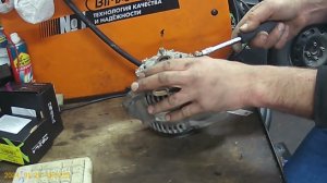 замена диодного моста генератора тойота 1nz fe 2nz fe