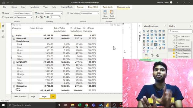 Calculating Percentage over hierarchies | Most Asked Interview Question in Power BI смотреть онлайн
