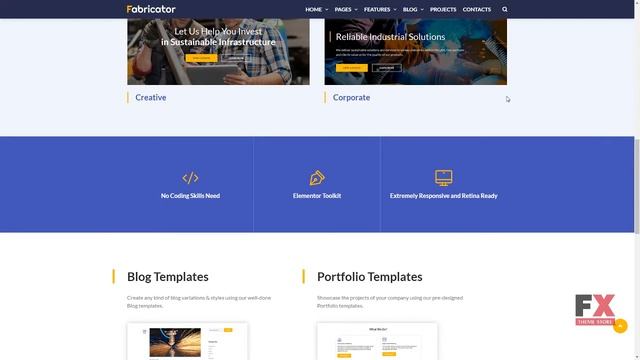 Fabricator - Industrial Company WordPress Theme TMT Clint Poghos смотреть онлайн