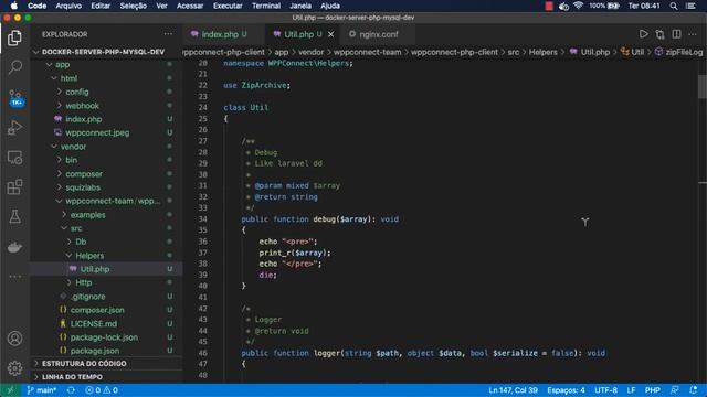 WPPConnect - Docker#7: Utilizando o Client PHP + MySQL + phpMyAdmin + Nginx com o Server WPPConnect смотреть онлайн