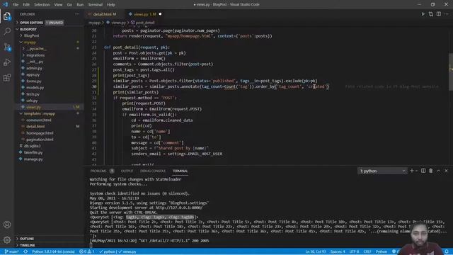 How to Show Related Posts in Django | Show related Objects in Django | Blog Post - 18 смотреть онлайн