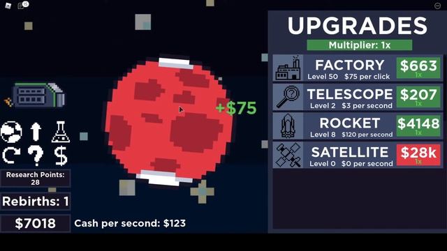 Planet Clicker but, I use an Autoclicker (Roblox) смотреть онлайн