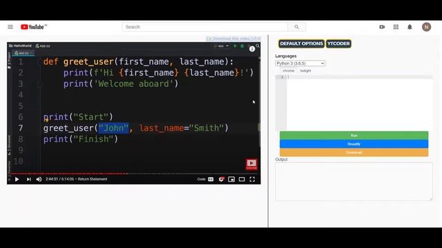 YTCoder Demo смотреть онлайн