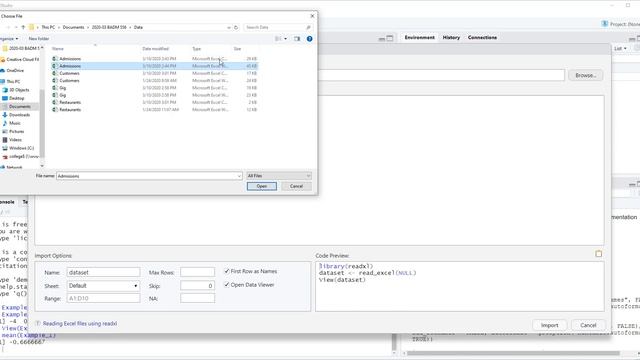 Inputting and Importing Data in R Studio смотреть онлайн