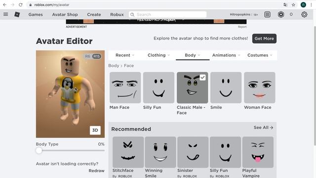 МЕНЯЕМ АВАТАР В ROBLOX смотреть онлайн