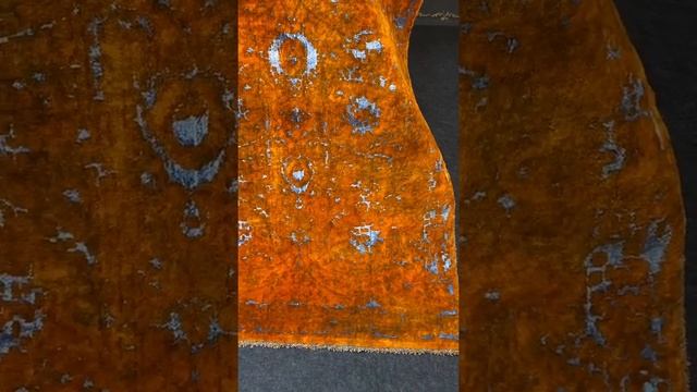 Коврик ручной работы з шерсти и шелка Тебриз Иран Фаравахар