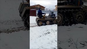 ?САМОДЕЛКА?гусеничный минитрактор? с гидравликой