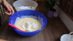 Пирог-суфле без муки. Пирог на йогурте. Всего 4 ингредиента и вы будете готовить его всегда!