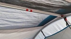 Обзор надувной 4 местной палатки QUECHUA AIR SECONDS 4 1