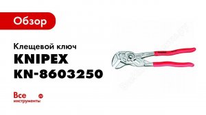 Обзор: Клещевой ключ KNIPEX KN-8603250