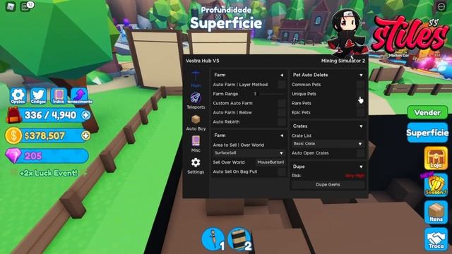 [ MELHOR SCRIPT ] Roblox ❘ Mining Simulator 2 Script / Hack Gui ( Fast Auto Farm ) * PASTEBIN 2022 смотреть онлайн