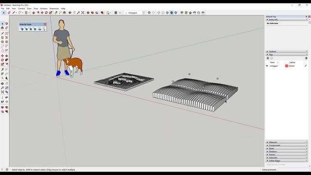 AMAZING Scaling Options for SketchUp with Scale by Tools! смотреть онлайн