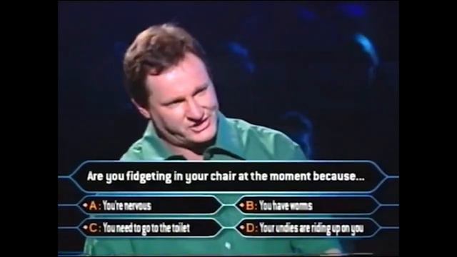[Wwtbam Moment - 720p50fps] Russell Gilbert The Toilet Moment On Wwtbam Aus