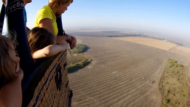 Аэрокубань. Полет на воздушном шаре с детьми. смотреть онлайн