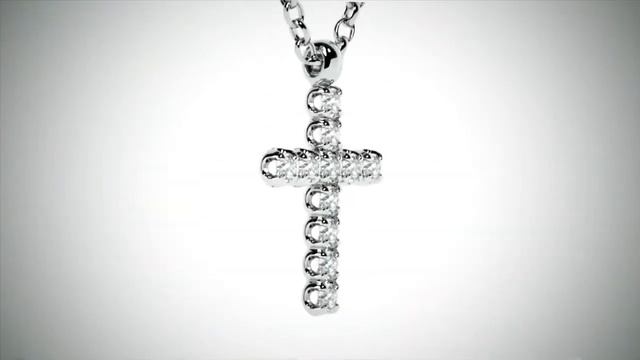 Женский крестик с бриллиантами 11 DIAMOND CROSS смотреть онлайн