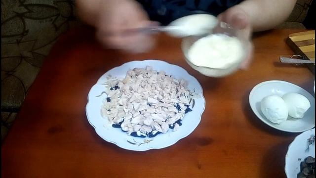 Салат "Черный принц". Salad "Black Prince". смотреть онлайн