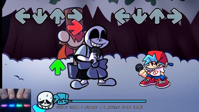 Friday Night Funkin' - Insanity Unleashed (Vs Sans) FNF MODS смотреть онлайн