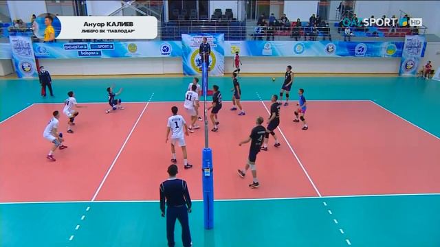 Ануар Калиев - либеро ВК «Павлодар» смотреть онлайн