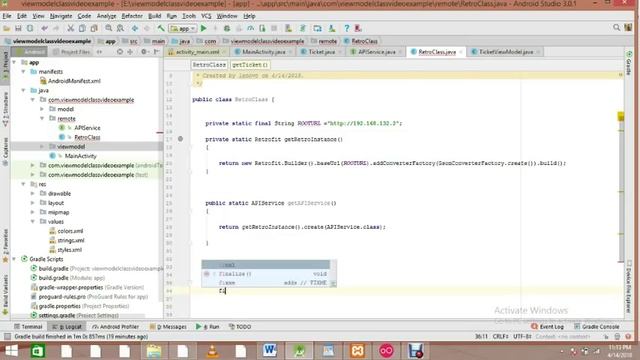 (MVVM)ViewModel and LiveData Class using Andorid with Retrofit Call смотреть онлайн