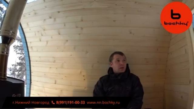 Баня-бочка на прицепе. Перевозная баня от bochky смотреть онлайн