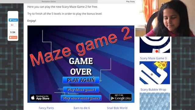 Scary Maze 2 Gameplay смотреть онлайн