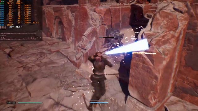 Тест RX480 4Gb, i7 2600 (Xeon E3 1270) в Star Wars Jedi Fallen Order смотреть онлайн