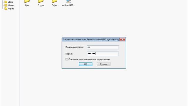 Установка соединения по DNS имени в Radmin (22/24)