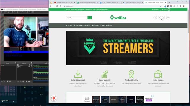 Рамка для веб-камеры в OBS. Где скачать как настроить 2022