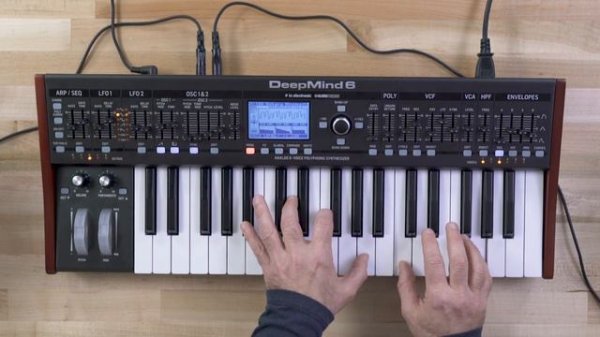 Behringer DeepMind 6 analog polyphonic synthesizer | Crutchfield video