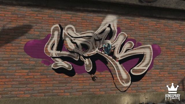 [ Kingspray Graffiti Simulator ] EP4: Simple Bubble Graffiti