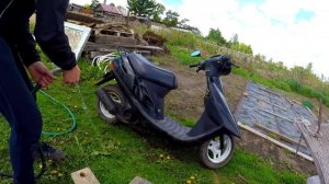 УПАЛ НА СКУТЕРЕ В ГРЯЗЬ/ОФФРОАД НА СКУТЕРЕ/ПОКАТУШКИ С ДРУГОМ