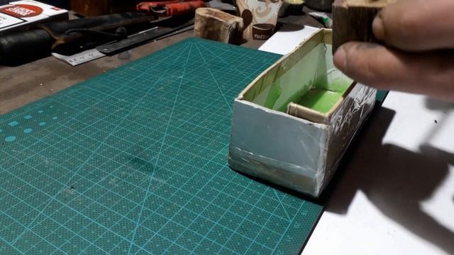 Стабилизация древесины в эпоксидная смола ,гибрид на рукоять ножа смотреть онлайн