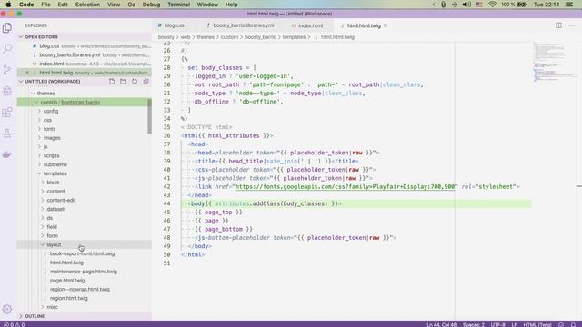 Bootstrap Blog example in Drupal 8. Part 1. Creating the Sub-theme. смотреть онлайн