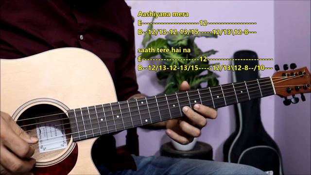 Tu Jo Mila - Bajrangi Bhaijaan | Super Easy Guitar Tabs & Chords | K.K, Salman Khan, Pritam смотреть онлайн