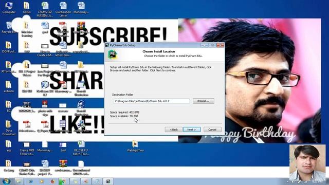 7 Download and Install PyCharm Community IDE | Python tutorial for beginner to advance смотреть онлайн