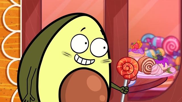 Vegetables - Stay Healthy With Healthy Food | Escaping from a Candy Jail! || Avocado Couple смотреть онлайн