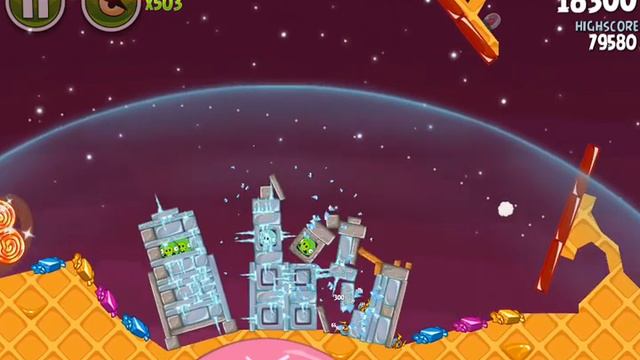 Angry Birds Space - Level 4-29 - 3 Stars Walkthrough - Utopia смотреть онлайн