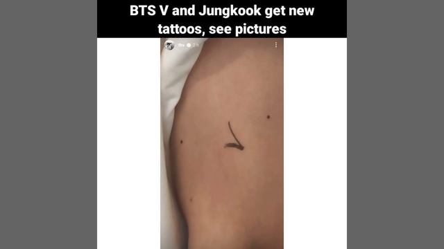 ? BTS V and Jungkook get new tattoos #shorts #MyBTStory #bts #v #jungkook смотреть онлайн