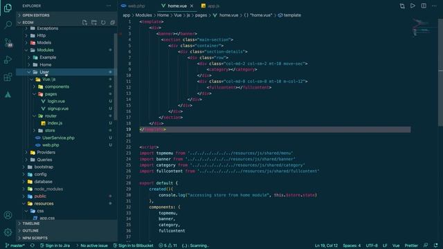 18. Setting up user login and registration pages | Laravel Vue Ecommerce App смотреть онлайн