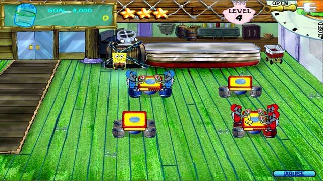 SpongeBob SquarePants™: Diner Dash (PC) - Walkthrough Part 1 - The Krusty Krab, Level 1 to 5 смотреть онлайн