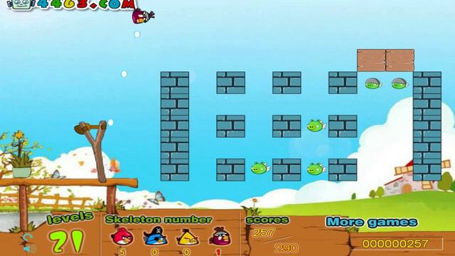 играем в детскую игру Angry Birds ответный удар 18-23 уровень смотреть онлайн