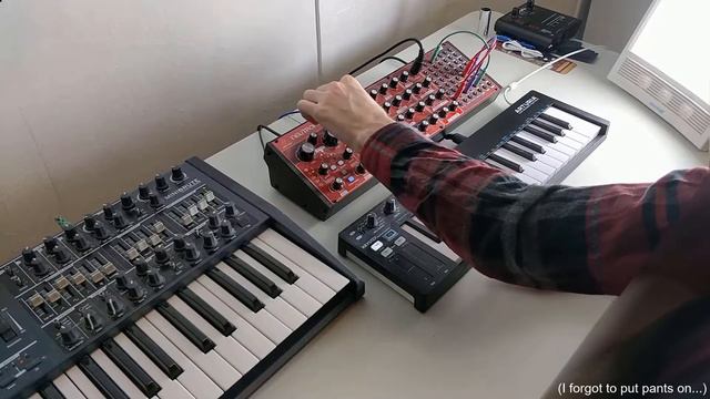 Synthwave Thing | Behringer Neutron, Arturia MiniBrute and Keystep Modular Synthesizer Loop/Sequenc смотреть онлайн