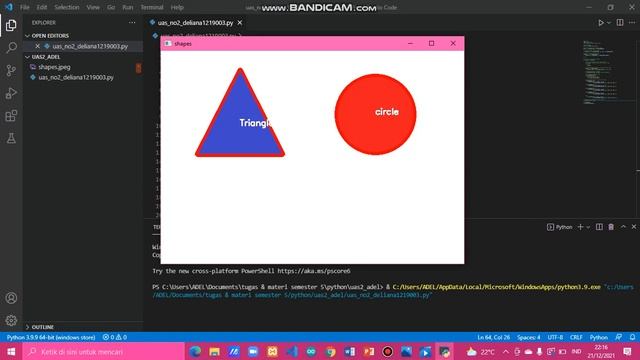 MEMBUAT APLIKASI MENGGUNAKAN PYTHON DAN LIBRARY OPEN CV #2 смотреть онлайн
