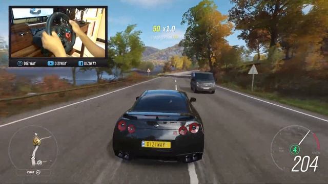 NISSAN GT-R 2012 BLACK EDITION FORZA HORIZON 4 смотреть онлайн