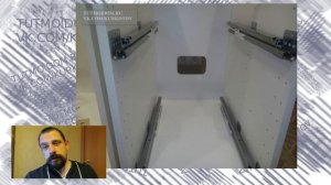 Последовательность установки направляющих для ящиков