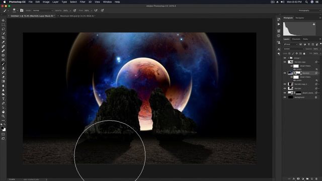 Awesome Lighting effects Photo Manipulation !! Photoshop Tutorial смотреть онлайн